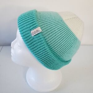 Coal Knit Beanie Colorblocked Thick Skull Cap Winter Hat